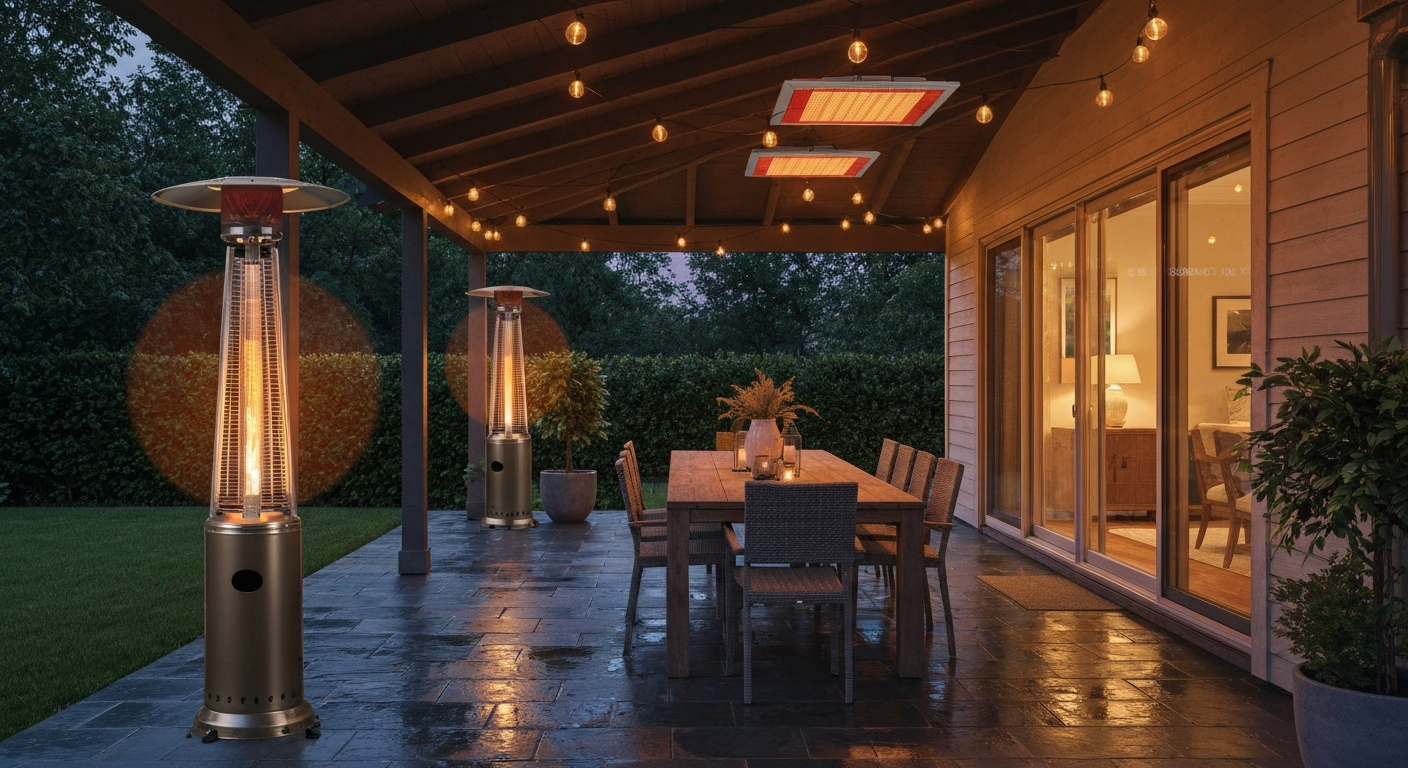How to Choose an Outdoor Patio Heater: Guide for Size, Fuel & Budget
