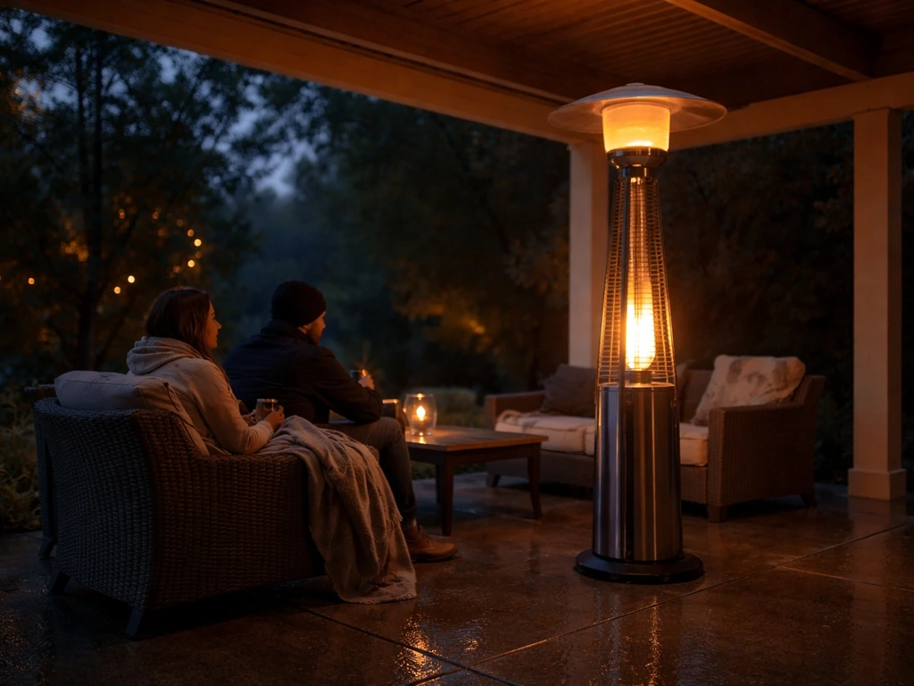 best way to heat covered patio