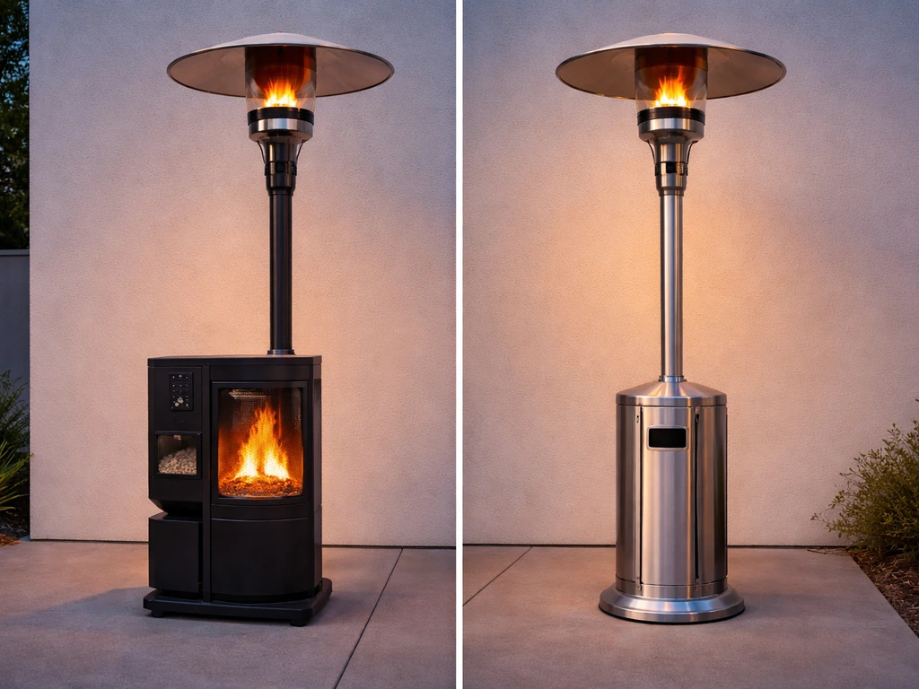 pellet vs propane patio heater